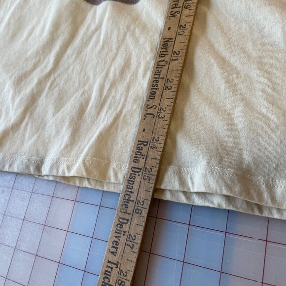 Disney Shirt Womens Medium Light Yellow Winnie the Pooh Embroidered Unisex Soft - Picture 7 of 8